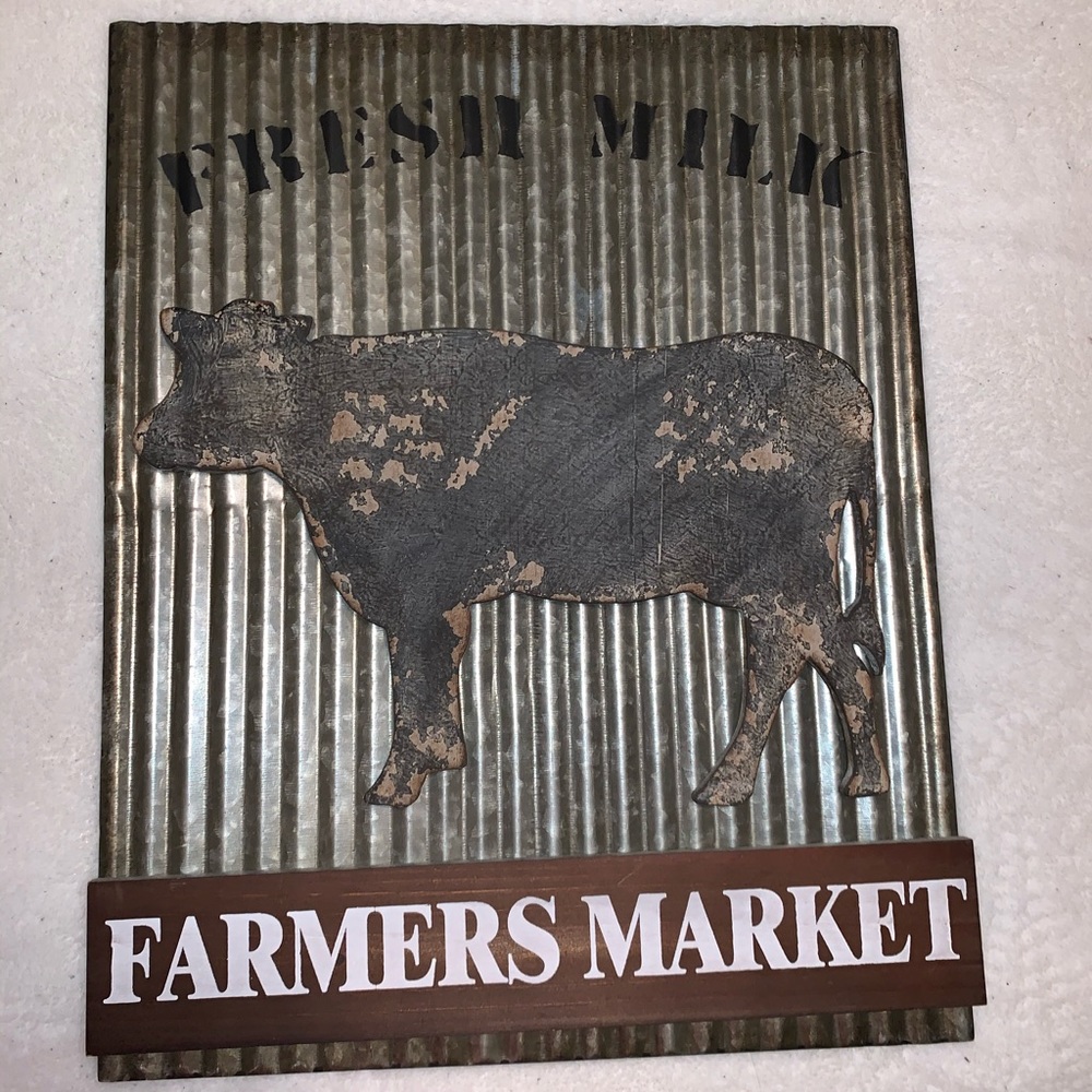 Metal sign